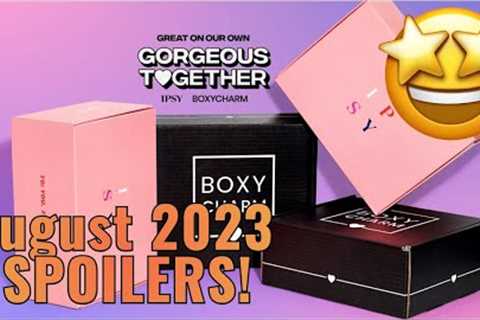 BOXYCHARM - IPSY AUGUST 2023 SPOILERS | GLAM BAG, BOXYCHARM &amp; ICON BOX SNEAK PEEKS!