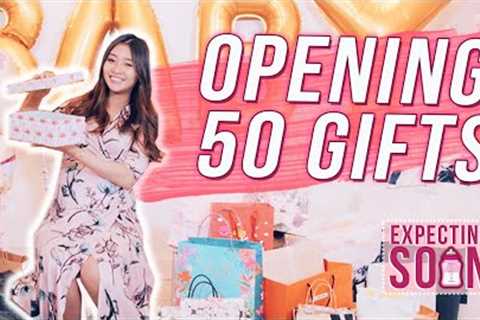 Unboxing All My Baby Shower Gifts! (ft. Team Titan)