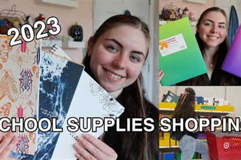 BACK TO SCHOOL supplies shopping &amp; haul 2023 *college edition*