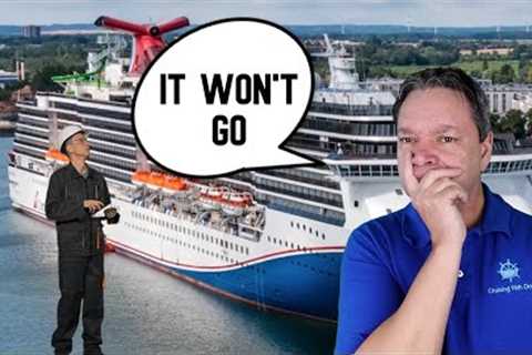CRUISE NEWS - CARNIVAL CRUISE SHIP BREAKS DOWN,  STUCK PASSENGRS PASS OUT FROM HEAT