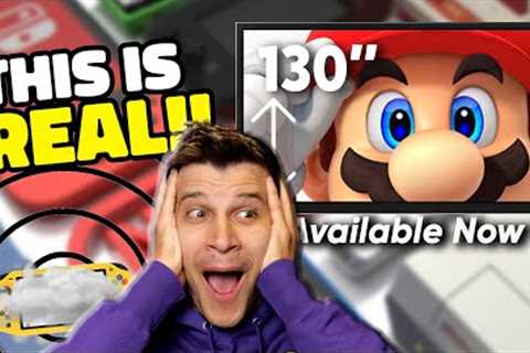 Mind-Blowing New Hardware! Pocket-Sized Nintendo Switch with a MASSIVE 130 Display!
