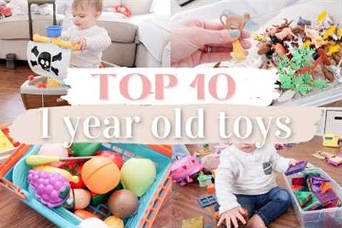 TOP 10 TOYS FOR 1 YEAR OLDS ✨ | MOST USED TODDLER TOYS | KAYLA BUELL