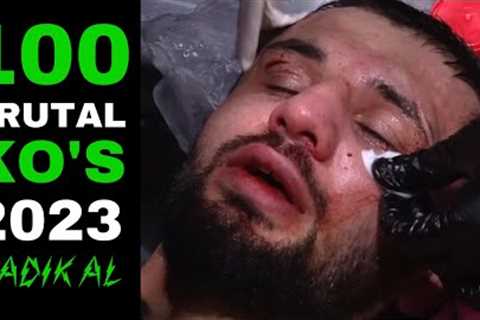 100 BRUTAL KNOCKOUTS of 2023 (MMA, Boxing &amp; Muay Thai) # 1 🥊😱 The Best Fights of the Year..