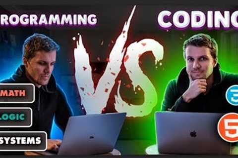 Programming vs Coding - What's the difference?