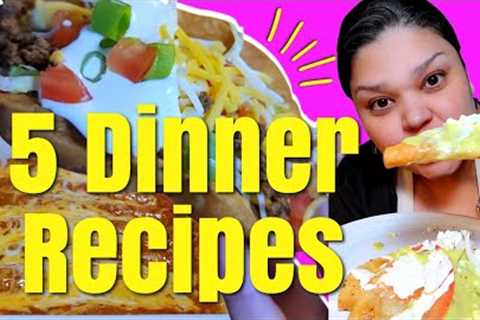 5 Dinner recipes for the busy work week ANYONE can make! | Easy Dinner Recipes