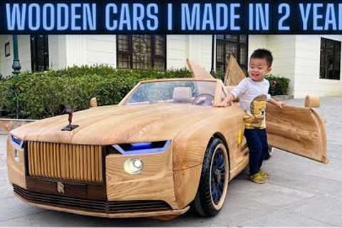 10 Wooden Cars I Made In 2 Years