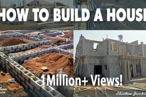 Building a House | Foundation | Footing | Beam | Slab | Lintel | RCC | Concrete | Blockwork | Roof