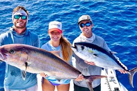 MASSIVE Amberjack on the Humps! Catch/Clean/Cook (Fish Burgers)