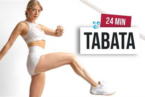 24 MIN TABATA HIIT Cardio Workout - TABATA SONGS LATIN PLAYLIST, Full Body, No Equipment