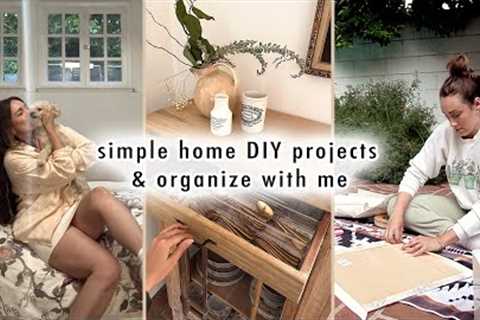 tackling simple DIY projects &amp; organizing our home!  | XO, MaCenna Vlogs