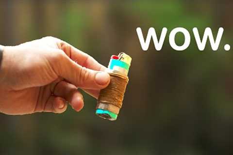 Top 10 USEFUL Lighter Hacks!  [Survival + Emergencies]