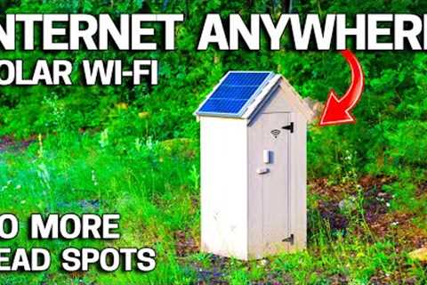 How to Get Wi-Fi ANYWHERE Indoors or Outdoors without Cables - DIY Solar MESH