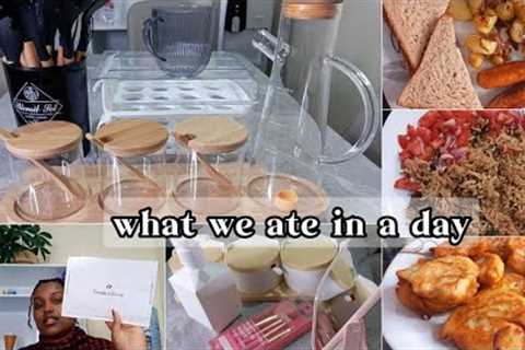 Kamukunji cookware haul, adsense ytube paycheck, monthly grocery shopping, what we ate in a day