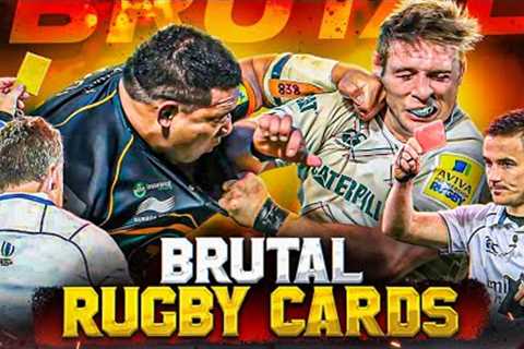 BANNED From Playing Rugby | Brutal Red Cards &amp; Yellow Cards