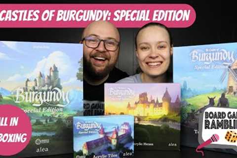 The Castles of Burgundy: Special Edition - All In Unboxing