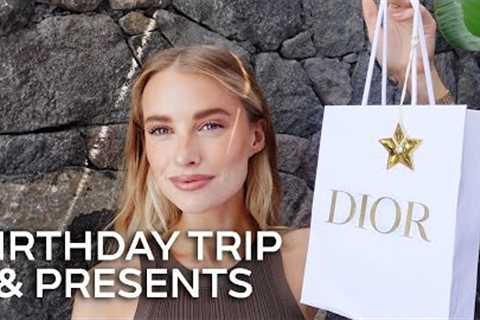 UNBOXING BIRTHDAY GIFTS AND WHAT I WORE AND ATE IN SANTORINI | Victoria