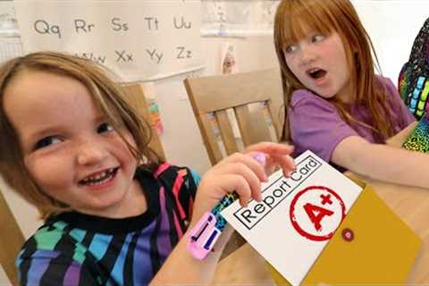 SUMMER SCHOOL with Adley &amp; Niko!!  Mom is our Art Teacher! new Back to School supplies for..