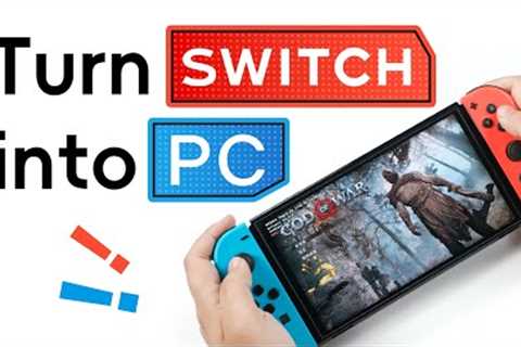 We Turned Nintendo Switch into a Steam Deck, And Runs PC Games!
