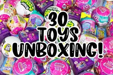 Unboxing 30 NEW Blindbags! HUGE Unboxing Party