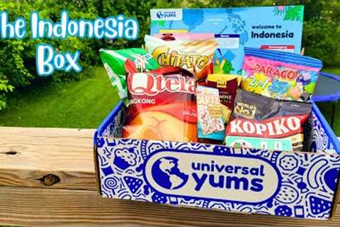 Universal Yums Indonesia Snack Box / Super Yums Box / Unboxing &amp; Overview