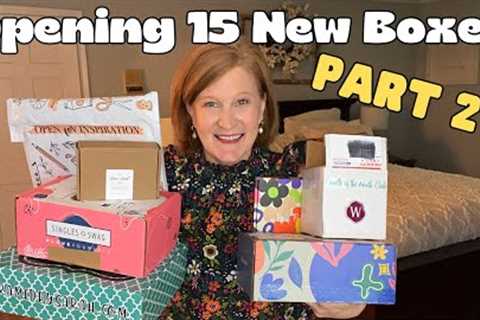 Opening 15 ⭐️NEW⭐️ Subscription Boxes PART 2 | First Glances and Second Chances