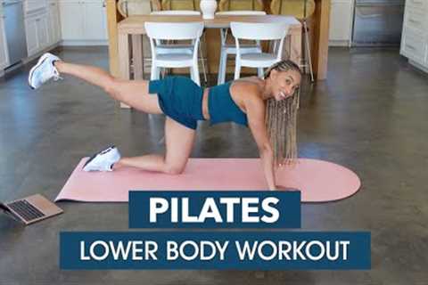 Pilates Lower Body Routine NO EQUIPMENT NEEDED! 20 Min Beginner Friendly Workout for Sculpted Legs