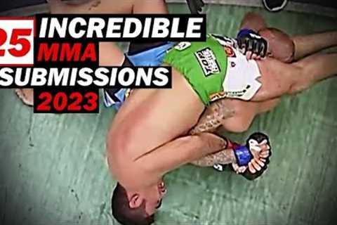 25 Most Incredible Submissions in MMA 2023 I HD