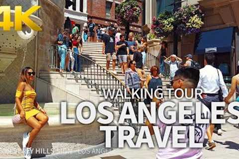 LOS ANGELES TRAVEL - USA, WALKING TOUR (3 HOURS 13 MINUTES), Best Places To Visit in LA, 4K UHD