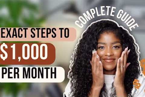 Make your first $1,000 online | Full guide! | How to make money online 2023 step by step