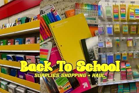 BACK TO SCHOOL SUPPLIES SHOPPING + HAUL 2023 | senior year edition