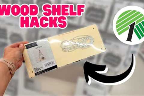 * High-End * DOLLAR TREE DIY Shelf HACKS! Beautiful and Functional Organization