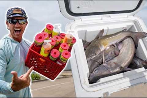 FISHING MY DIY JUGS | Filling the Cooler with Catfish!