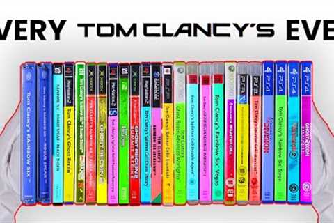 Unboxing Every Tom Clancy Game | 1998-2023 (Evolution + Gameplay)