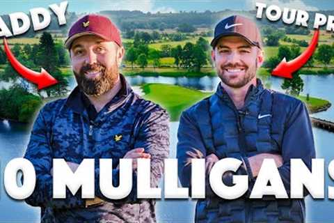 What can a Tour Pro golfer shoot with 10 mulligans?