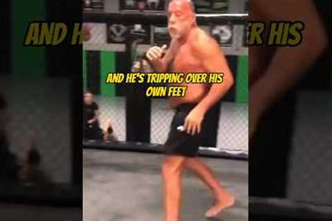 Retired old UFC fighter boxing because he NEEDS MONEY!! #mma #markcoleman #nelk #jakepaul #danawhite