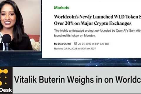Ethereum’s Vitalik Buterin Weighs in on Worldcoin as Newly Launched Token Jumps