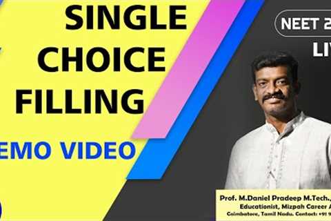 🔴 Live - Choice Filling for Tamil Nadu Medical Counselling - Demo Video - Mizpah Career Academy..
