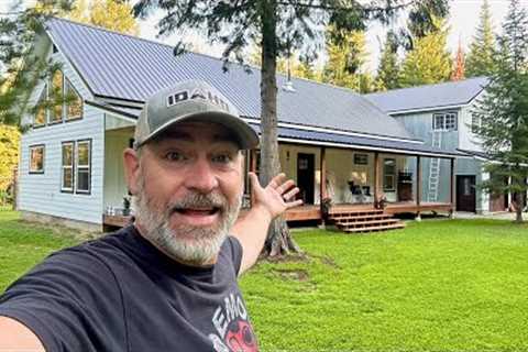 Finally FINISHED the SIDING! - Building or Off Grid House