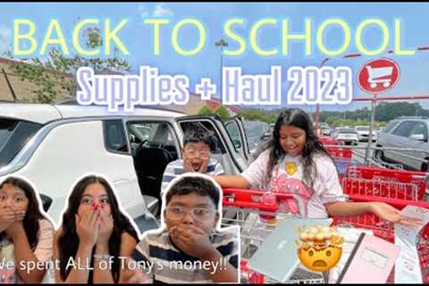 BACK TO SCHOOL SUPPLIES SHOPPING + HAUL 2023