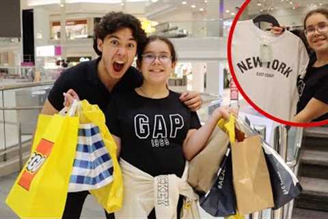 I took my sister on a shopping spree!