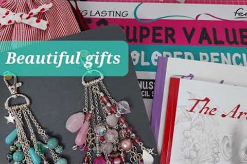 Beautiful gifts sent while I was away - small haul