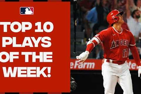 Top 10 plays of the week! Ohtani bat flip, De La Cruz record throw, Harper at 1B &amp; more!