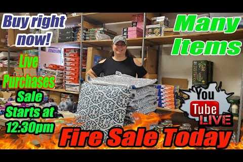 Live Fire Sale 12:30 Central Time Pillows, clothing, Candy, Toys, 3d - printed items and more!