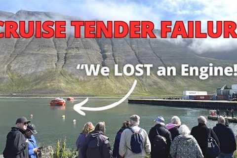 OUR CRUISE TENDER LOST AN ENGINE WITH US ONBOARD (Footage Included)