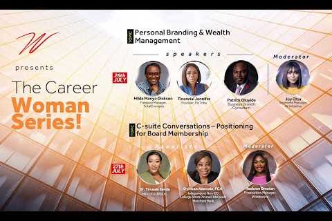 Day 1 - The Career Woman Series (Personal Branding and Wealth Management) #professionals #branding