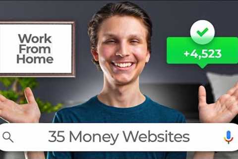 35 Easy Websites To Make Money Online (Work From Home Jobs)