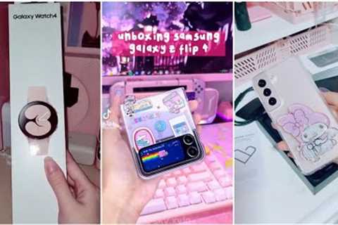 Samsung unboxing • galaxy and flip series • tiktok compilation