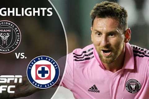 HIGHLIGHTS from Lionel Messi’s Inter Miami debut vs. Cruz Azul | ESPN FC