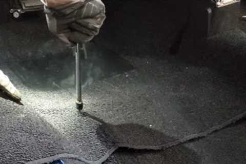 How to Create Perfect Holes When Installing Automotive Carpet | Eastside Hotrods Garage