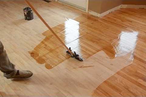 Hardwood floor refinishing by trial and error